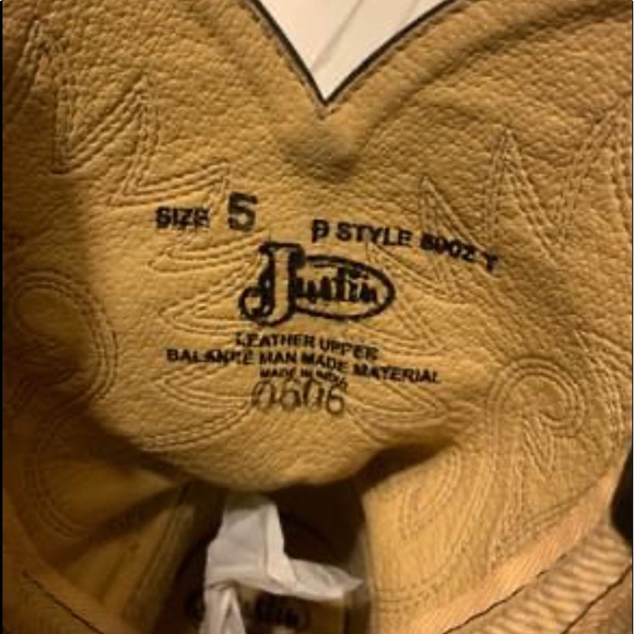 Justin Ropers size 5 - Picture 5 of 6